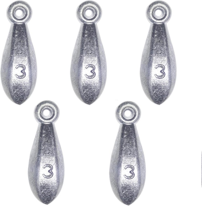TKHDBF Fishing Weights Sinkers Bank Sinkers Bullet Weights for Surf Fishing Pier Bank Fishing Saltwater Fishing Gear 1oz to 8oz - Image 1